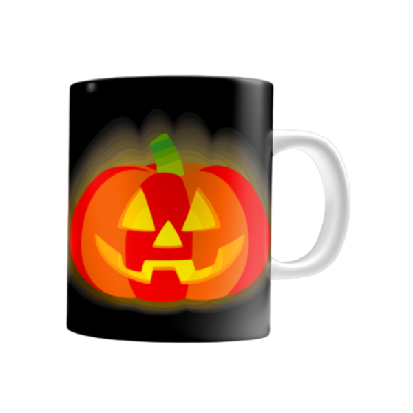Taza blanca sublimada diseño Halloween