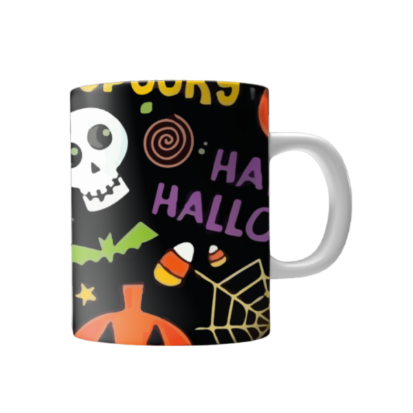 Taza blanca sublimada diseño Halloween - Imagen 7